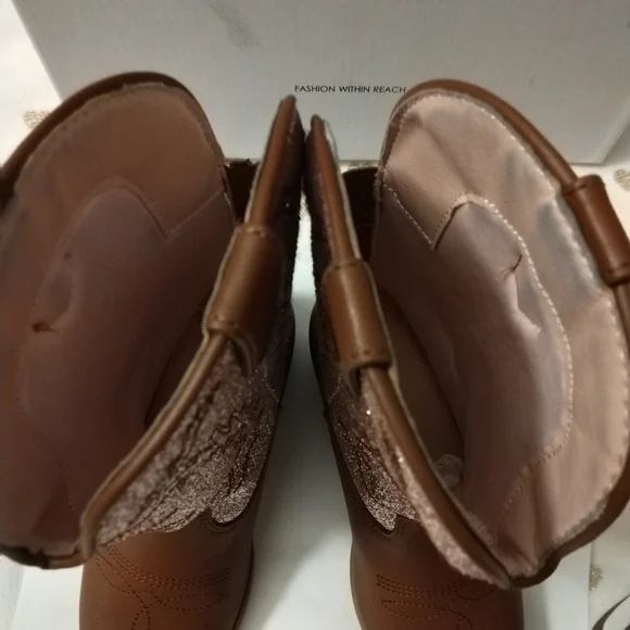 🔥3/$70 Dream Pairs Girl's Cowgirl Boots - Picture 9 of 15
